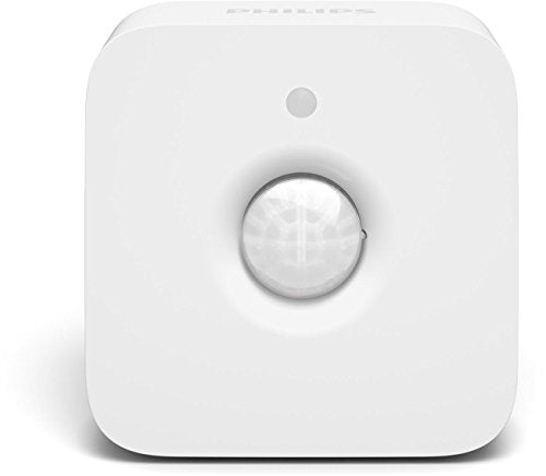 Philips Hue Indoor Motion Sensor, Smart Home Wireless Lighting Accessory, App Controlled, White