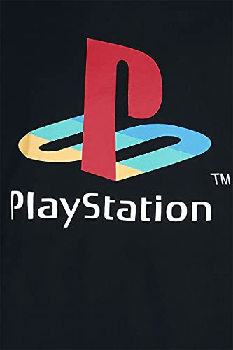 Difuzed Playstation - Logo & Arms Striped Longsleeve T-Shirt (l) Black