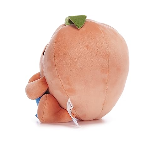 Emoji 7" (18cm) Peach Fruit "Sweet Cheeks" Emoji Plush Soft Toy