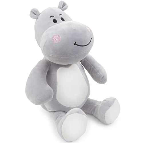 abeec Supersoft Hippo Teddy - Teddy Bear - Soft Toys For Babies - Plush Toys - Stuffed Animal - Gifts For Girls - Gifts For Boys - Baby Teddy For Newborn