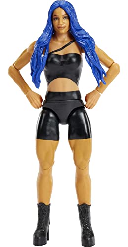 WWE Sasha Banks Basic Action Figure 6-inch Collectible for Ages 6+