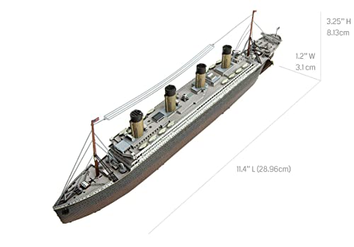 Metal Earth Premium Series RMS Titanic Ship 3D Metal Model Kit Fascinations