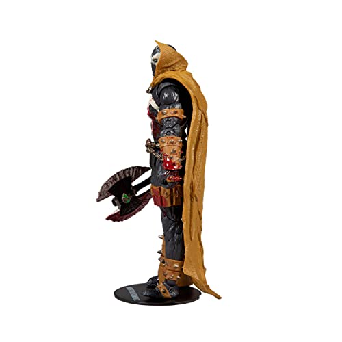 McFarlane Toys, 7-inch Spawn Classic (Bloody Mortal Kombat 11 Figure with 22 Moving Parts, Collectible Mortal Kombat Figure with collectors stand base – Ages 14+