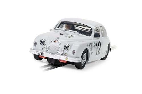 Scalextric Hornby Hobbies LTD C4419 Jaguar Mk1-Buy1-Goodwood 2021 Slot Classic Touring Cars, White, 1:32 Scale