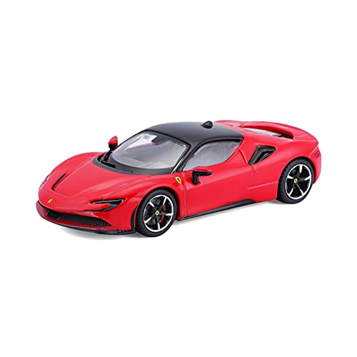 Bburago B18-36911 1:43 Ferrari Signature SF90 STRADALE, Assorted Designs and Colours