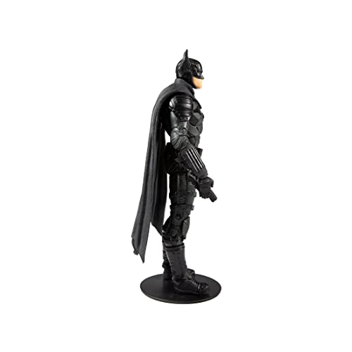 McFarlane Toys, 7-Inch DC Batman Action Figure with 22 Moving Parts, Collectible DC Batman Movie Figure with Stand Base and Unique Collectible Character Card – Ages 12+