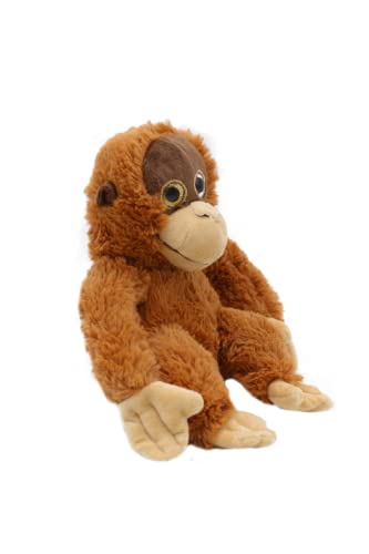 FURRY PLANET TOYS Soft Toy Plush Animal Kingdom 21cm Cute Cuddly Zoo Jungle Woodland Farm (Monkey Orangutan)