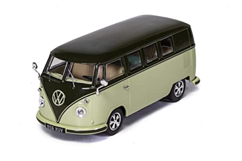 Corgi VA14502 Volkswagen Campervan Type 2, Palm Green and Sand Green