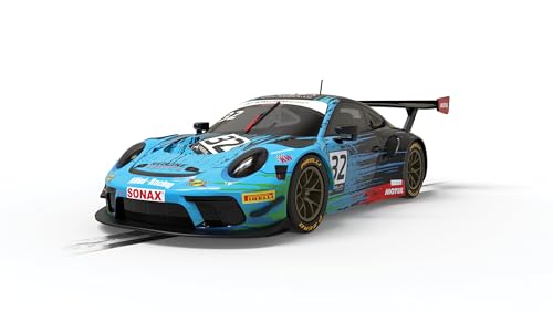 Scalextric Hornby Hobbies LTD C4460 Porsche 911 Gt3 R-Redline Racing-Spa 2022 Slot-Cars Gt/Prototype, Blue, 1:32 Scale