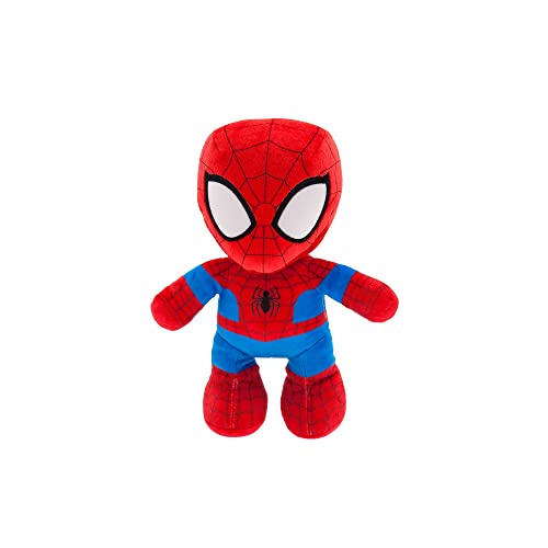 Disney Store Official Spider-Man Small Soft Toy, 28cm/11”, Kids Plush Cuddly Toy Figure with Embroidered Details, Stuffed Character Doll, Suitable for Ages 0+