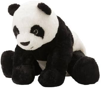 T Soft Plush Sitting Panda Bear Toy White & Black Cuddly Soft Eco Toys 100% Recycled