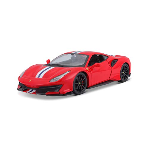 Bburago 1 24 - Ferrari 488 Pista R&P car - Assorted colors - 1 piece,Red