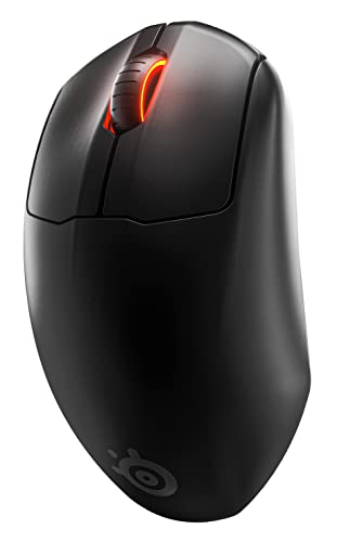 SteelSeries Prime Wireless - Esports Performance Wireless Gaming Mouse – 100 Hour Battery – 18,000 CPI TrueMove Air Optical Sensor – Magnetic Optical Switches