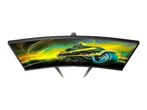 PHILIPS Evnia - 27M1C5500VL - 27 Inch QHD Curved Gaming Monitor, VA, 165Hz, 1ms, Smart Image HDR, Low input lag, Titl, VESA 100 (2560 x 1440 @ 165Hz, 250 cd/m² HDMI 2.0 / DP 1.4)