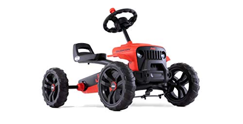 BERG Pedal Car Buzzy Rubicon | Pedal Go Kart, Ride On Toys for Boys and Girls, Go Kart, Toddler Ride on Toys, Outdoor Toys, Beats Every Tricycle, Adaptable to Body Lenght, Go Cart for Ages 2-5 Years