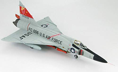 HOBBY MASTER F-102A-55-CO Delta Dagger 431 FIS Zaragoza Air Base Spain April 1962 Red Devils 1/72 diecast plane model aircraft