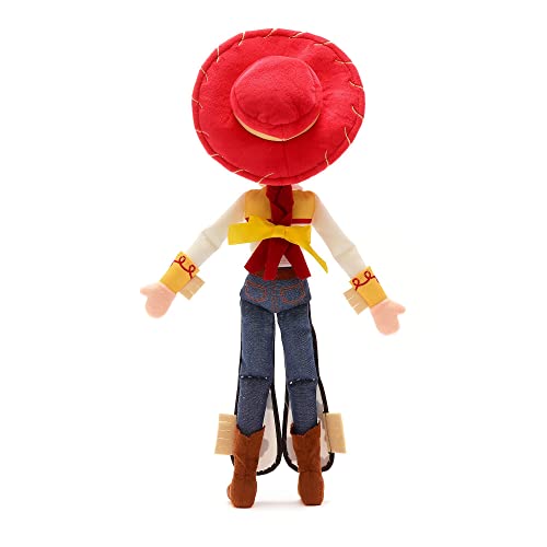 Disney Store Official Jessie Medium Soft Toy, Toy Story, 45cm/17”, Plush Cuddly Character, Yodelling Cowgirl Standing, with Embroidered Details and Soft Feel Finish