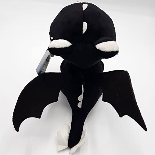 How To Train Your Dragons - Plush toy baby Dragon black with blue eyes 10"/26cm Super soft quality (760017685)