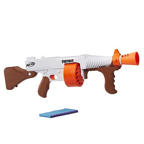 Nerf Fortnite DG Dart Blaster – 15-Dart Rotating Drum, Pump Action, 15 Official Nerf Darts, Inspired by Blaster Used in Fortnite Video Game