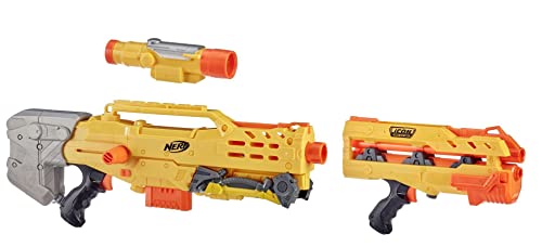 Nerf N-Strike Icon Series - Longshot CS-6 Foam 3 in 1 Blaster + 12 Official Nerf Elite Icon Darts - 8+ Years - E8886EU50