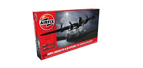 Airfix 1:72 Avro Lancaster B.III The Dambusters Aircraft Model Kit, Multicolor, 29.21 x 43.18 x 8.89 cm