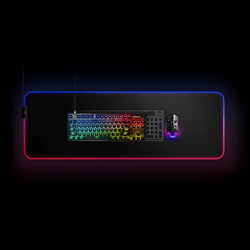 SteelSeries Apex 9 TKL - Mechanical Gaming Keyboard – Optical Switches – 2-Point Actuation – Compact Esports Tenkeyless Form Factor – Hotswappable Switches - English QWERTY Layout