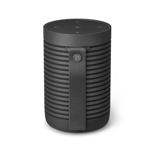 Bang & Olufsen Beosound Explore - High-end Wireless Portable Bluetooth Speaker for Outdoor, Home and Travel, 360 Degree IP67 Waterproof with Playtime Up to 27 Hours - Black Anthracite