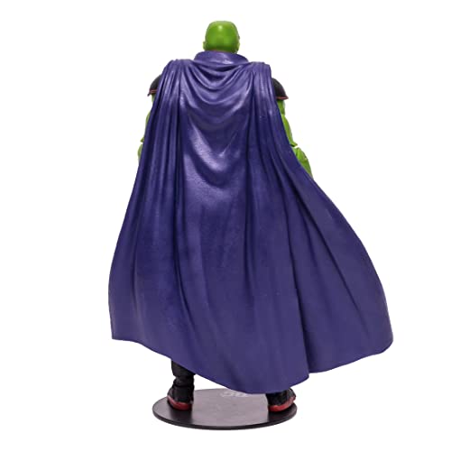 McFarlane Toys, DC Multiverse Martian Manhunter 7-inch Action Figure with 22 Moving Parts, Collectible DC Rebirth Figure with Unique Collector Character Card – Ages 12+