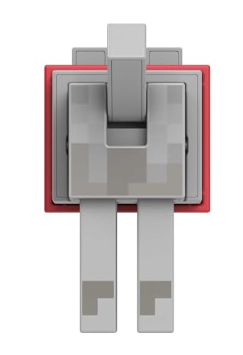 Minecraft Diamond Wolf Action Figure with Accessories Including Magnetic Bone, 5.5-inch Toy Collectible, HLN41