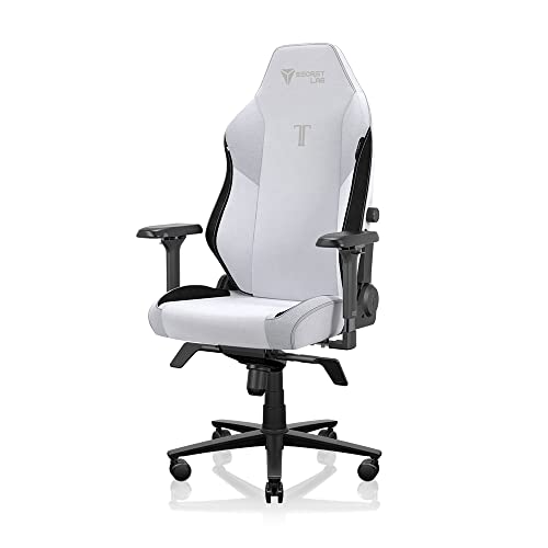 Secretlab TITAN Evo 2022 Artic White Gaming Chair - Reclining - Ergonomic & Comfortable Computer Chair with 4D Armrests - Magnetic Head Pillow & 4-way Lumbar Support - White - Fabric