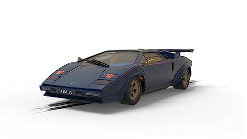 Scalextric C4411 Lamborghini Countach - Walter Wolf - Blue And Gold Cars - Street & Rally