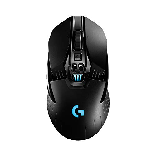 Logitech G903 LIGHTSPEED Wireless Gaming Mouse, HERO 25K Sensor, 25,600 DPI, RGB, Lightweight, Programmable Buttons, 140h Battery Life, POWERPLAY-compatible, Ambidextrous, PC/Mac - Black