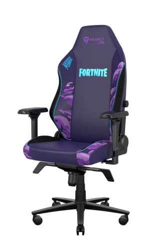 Secretlab TITAN Evo 2022 Fortnite Gaming Chair - Reclining & Heavy Duty Computer Chair with 4D Armrests - Magnetic Head Pillow & Lumbar Support - Big and Tall 395 lbs - Purple - PU Leather