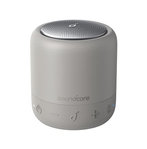 soundcore Anker Mini 3 Bluetooth Speaker, BassUp and PartyCast Technology, USB-C, Waterproof IPX7, and Customizable EQ