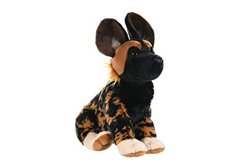 Wild Republic African Wild Dog Plush Soft Toy, Cuddlekins Cuddly Toys, Gifts for Kids 30 cm