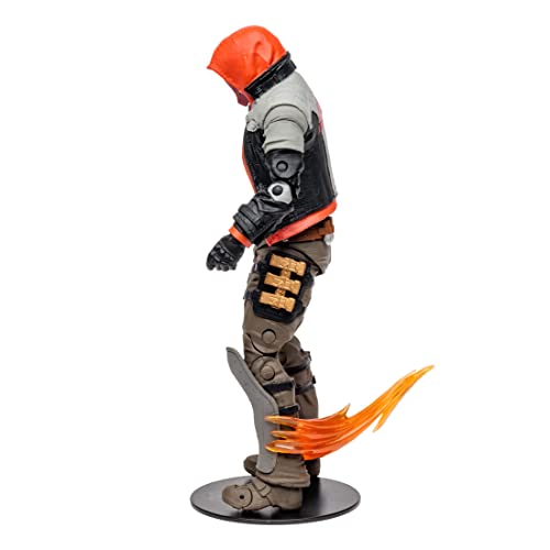 McFarlane Toys, DC Gaming 7-inch Red Hood Action Figure with 22 Moving Parts, Collectible DC Batman Arkham Knight Figure with Stand Base and Unique Collectible Character Card – Ages 12+