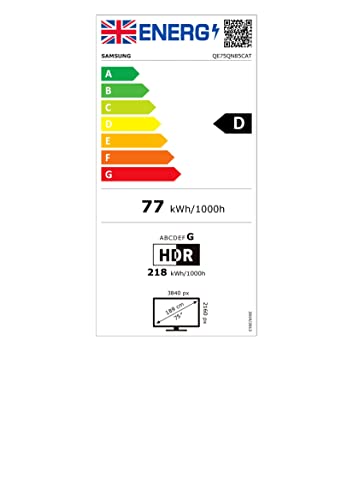 Samsung 75 Inch QN85C 4K Neo QLED HDR Smart TV (2023) - Quantum Matrix Technology With 100% Colour Volume & Alexa Built In, Object Tracking Dolby Atmos, Gaming Hub, Wide Viewing Angle, Multi View