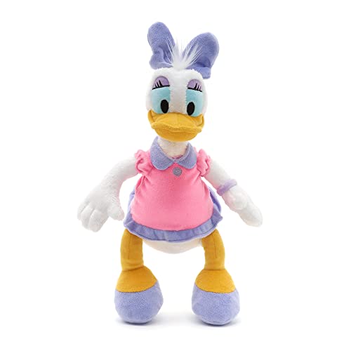 Disney Store Official Daisy Duck Small Soft Toy for Kids, 30cm/11”, Cuddly Character with Soft Feel Finish and Embroidered Details, Squishy Bean Bag Tummy - Suitable for Ages 0+