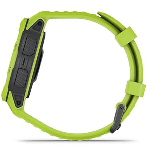 Garmin Instinct 2, Rugged GPS Smartwatch, Built-in Sports Apps and Health Monitoring, Ultratough Design Features, Lime