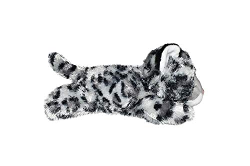 Wild Republic Snow Leopard Plush, Stuffed Animal, Plush Toy, Gifts for Kids, Hug’Ems 7 Inches