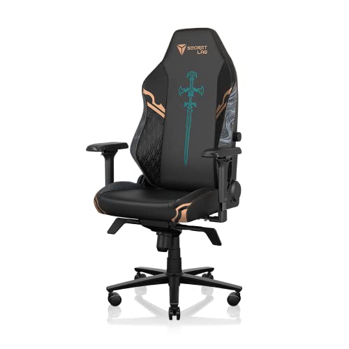 Secretlab TITAN Evo 2022 Viego Gaming Chair - Reclining - Ergonomic & Comfortable Computer Chair with 4D Armrests - Magnetic Head Pillow & 4-way Lumbar Support - Black/Green - Hybrid Leather