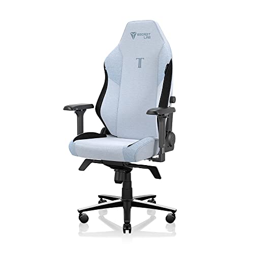 Secretlab TITAN Evo 2022 Frost Blue Gaming Chair - Reclining - Ergonomic & Comfortable Computer Chair with 4D Armrests - Magnetic Head Pillow & 4-way Lumbar Support - Small - Blue - Fabric