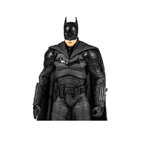 McFarlane Toys, 7-Inch DC Batman Action Figure with 22 Moving Parts, Collectible DC Batman Movie Figure with Stand Base and Unique Collectible Character Card – Ages 12+