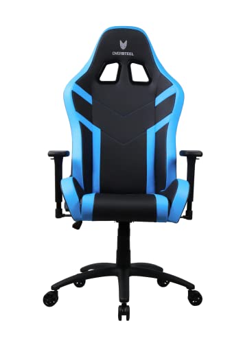 Oversteel - DIAMOND Professional Gaming Chair Leatherette, 3D Armrests, Height Adjustable, Reclining 180º, Gas Piston Class 4, Up to 150Kg, Color Blue