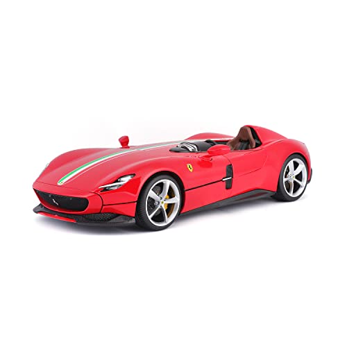 Bburago B18-16909 SP1 1:18 Ferrari Signature Monza SP-1, Assorted Designs and Colours