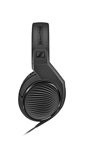 Sennheiser HD 200 PRO Closed-Back Around-Ear Lightweight Professional Studio Monitoring Headphones, for Recording & Mixing, 32 Ohms, Includes 6.3mm Stereo Jack Adaptor & 2m Cable