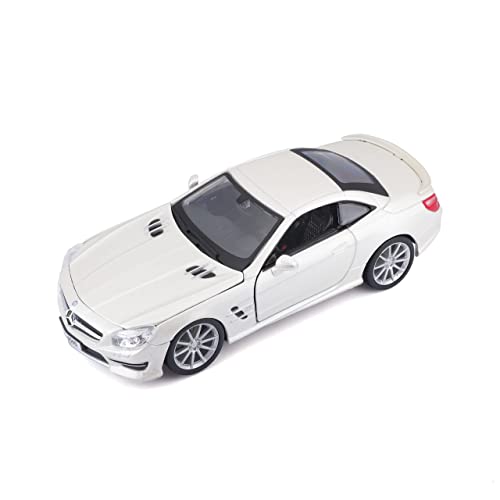 Bburago 18-21066 Mercedes-Benz SL 65 AMG Hardtop Diecast Model Kit, Black, 1:24 Scale