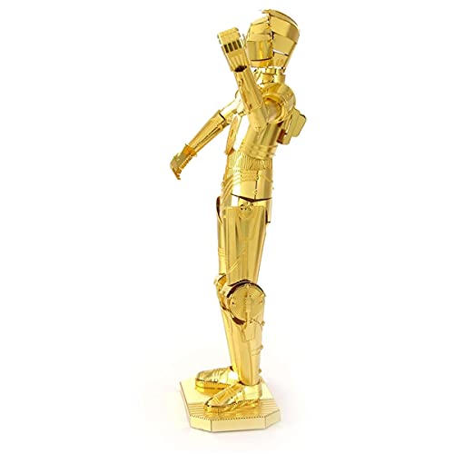 Metal Earth Star Wars C-3PO 3D Metal Model Kit Bundle with Tweezers Fascinations