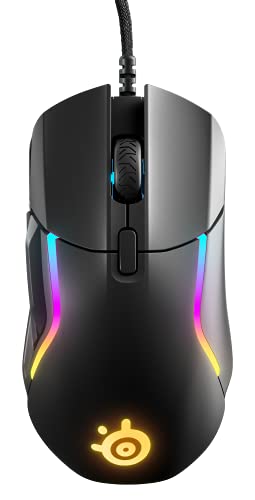 SteelSeries Rival 5 - Gaming Mouse – FPS, MOBA, MMO, Battle Royale – 18,000 CPI TrueMove Air Optical Sensor – 9 Programmable Buttons – 85 g Competitive Weight, Black