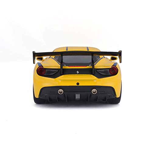 Bburago 18-26307 Ferrari Racing 488 Challenge 1:24 Scale Die-Cast Collectible Car, Yellow